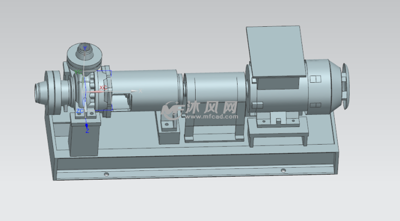 离心泵三维图设计