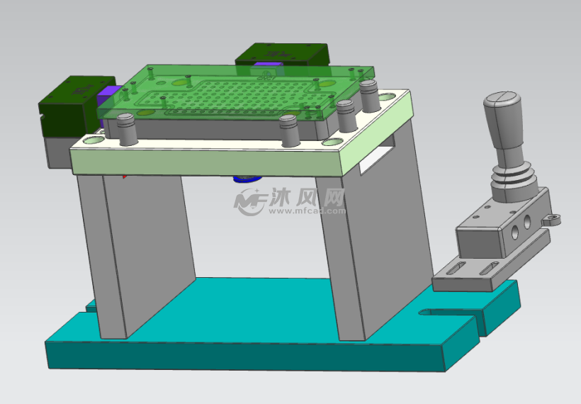 手机中框cnc全工序夹具粗工序夹具