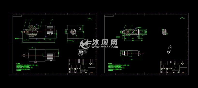 数控龙门铣床三维 - 机床附件图纸 - 沐风网