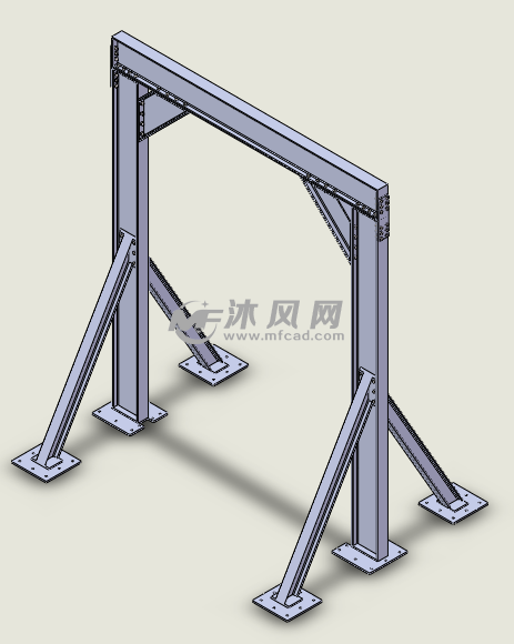 吊装支架模型