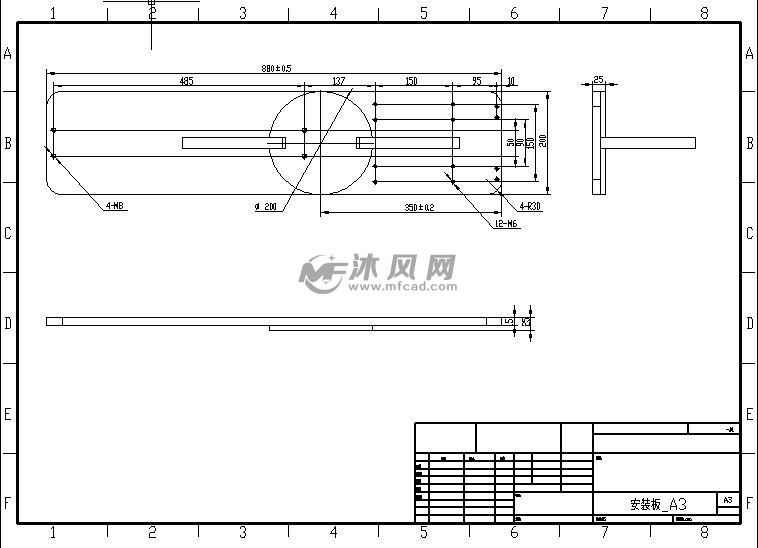 钣金零件图展示