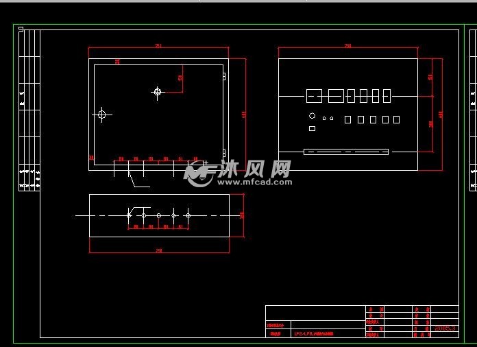 分电箱电气元件布置图