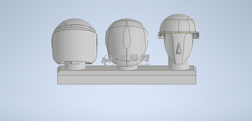 摩托车头盔3d模型 服装鞋帽图纸 沐风网
