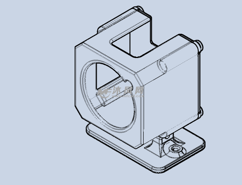 摄像头支架模型设计图