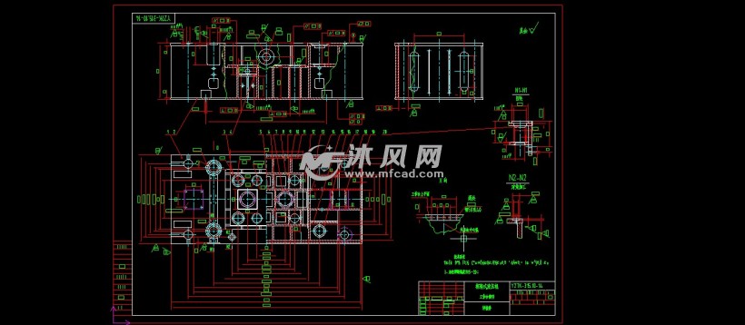 315框架式薄板冲压液压机 - 模具相关设备图纸 - 沐风