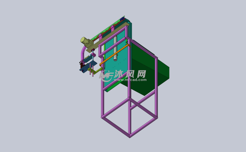 上推式上料机构 通用设备图纸 沐风网