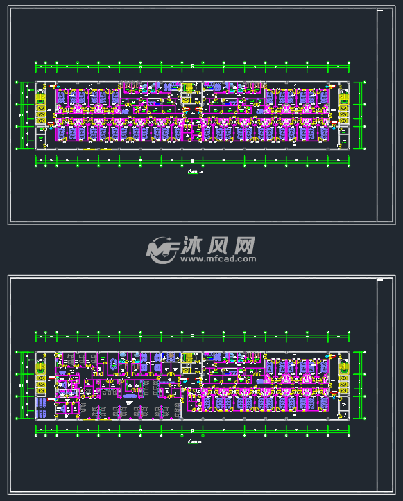 四层血液透析及负压病房布局设计