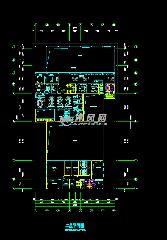 汽车4s店方案设计 - 商业综合建筑图纸 - 沐风网