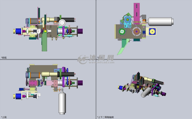 自动绕线机构3d设计