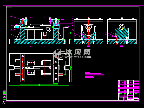 底板座架钻孔镗孔夹具设计