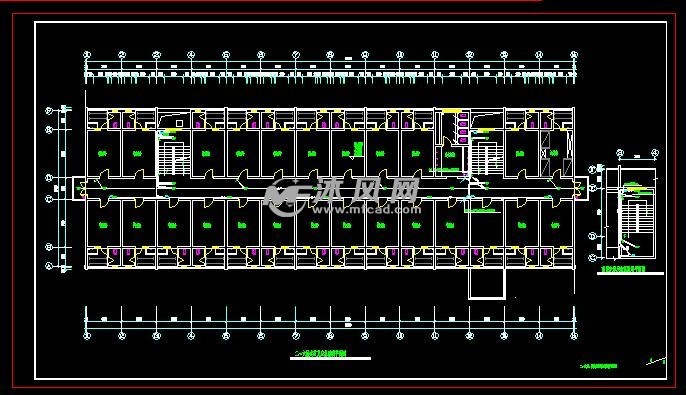 走道及应急照明平面图