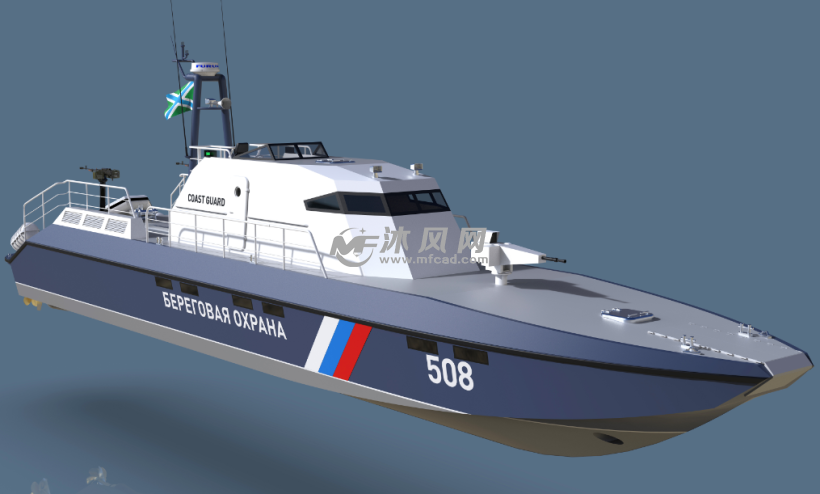 海岸巡逻快艇设计模型