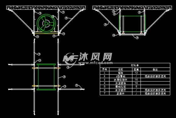 风机设备抗震支吊架