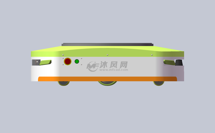 agv小车3d模型