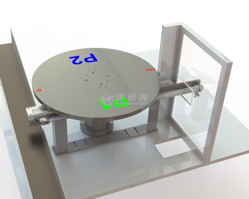旋转台设计模型