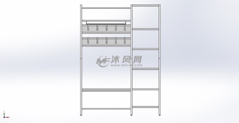 铁艺置物架安装图 - 日常用品图纸 - 沐风网