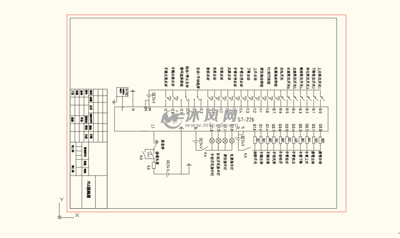plc接线图