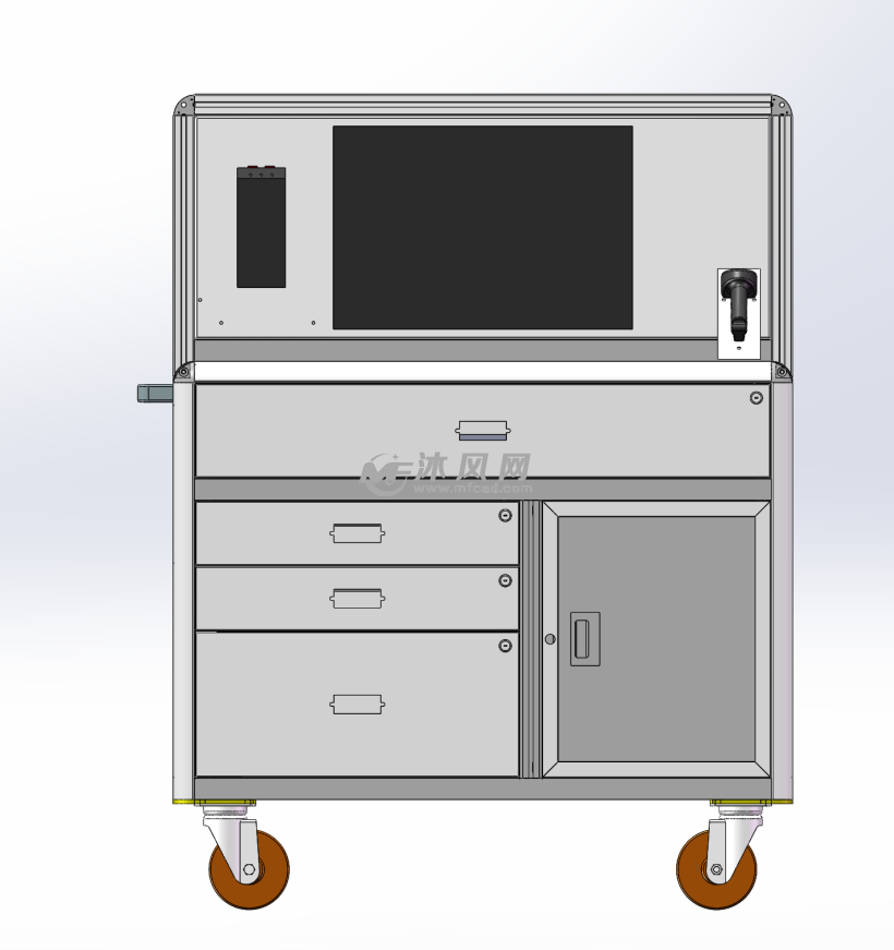 型材小车,工具车 工位器具图纸 沐风网