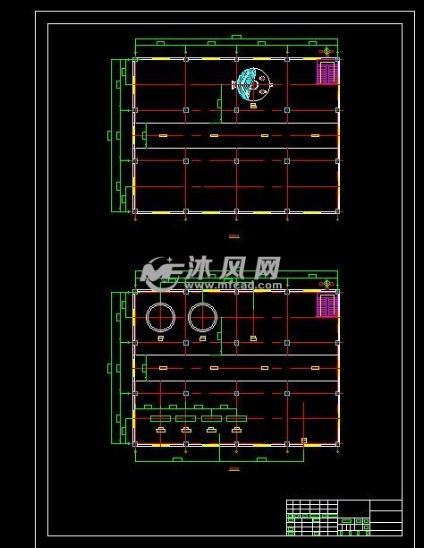 某化工厂设备工艺布置图