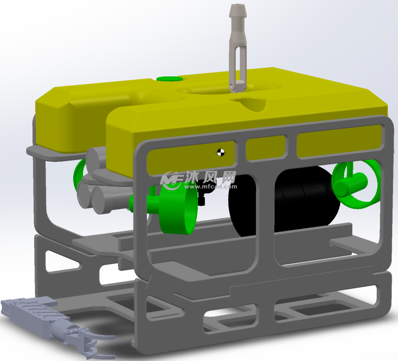 水下探测机器人模型 机器人模型图纸 沐风网
