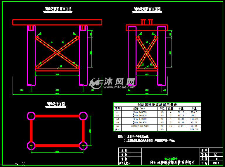 贝雷架临时钢便桥栈桥结构施工方案