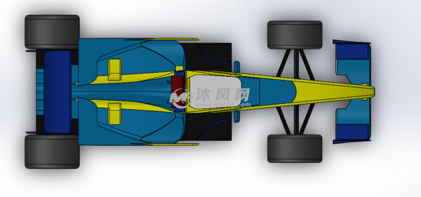 雷诺f1赛车建模