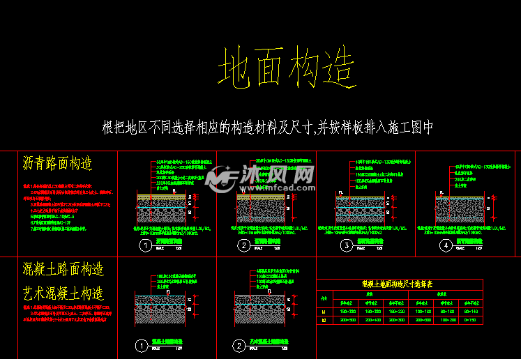 地面构造通用做法