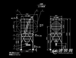 转炉二次除尘火星捕集器-通用设备图纸-沐风网