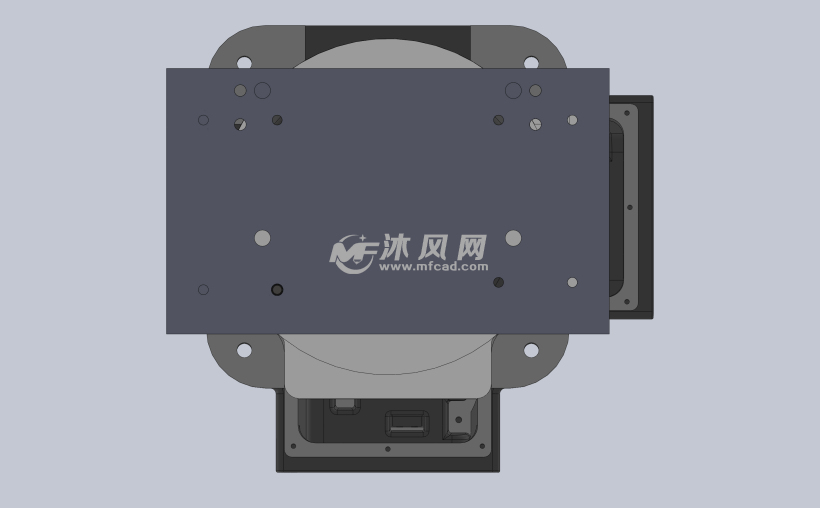 机器人底座cnc加工侧面夹具