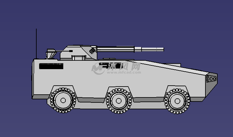装甲车三维设计
