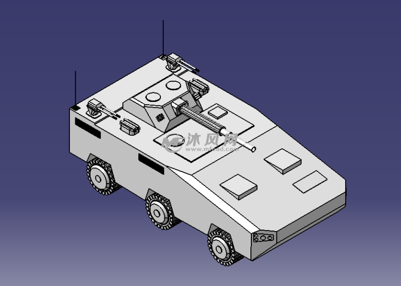 装甲车三维设计