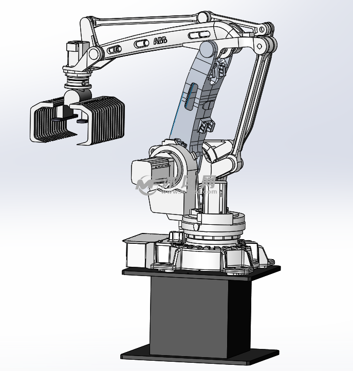 abb码垛机器人模型 - 机器人模型图纸 - 沐风网