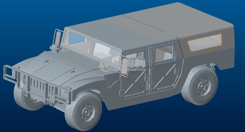 越野车三维设计图 乘用车图纸 沐风网