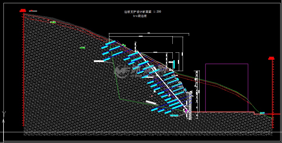 模型库 cad建筑图纸 园林图纸 道路地面铺装施工图 挡土墙及坡道施工