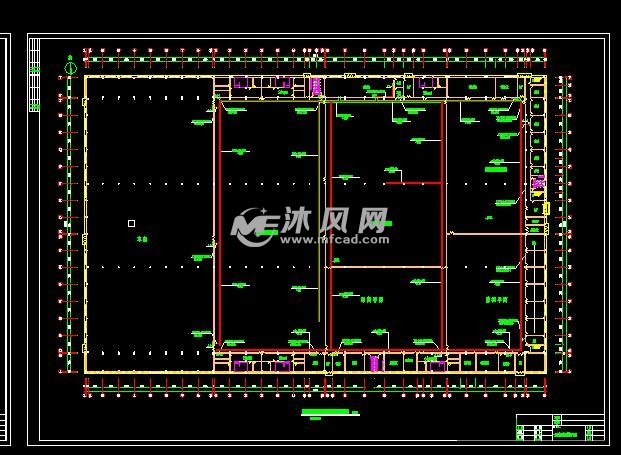 另一部分是电气布置图,包含:火灾自动报警系统图,一层动力配电平面图