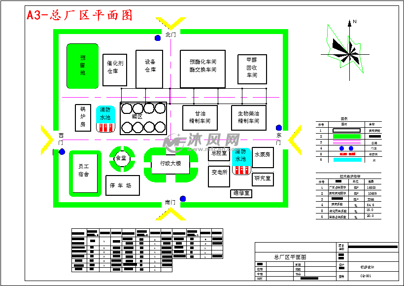 a3-总厂区平面图