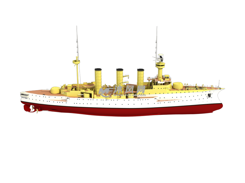 军用舰船模型 - 海洋船舶图纸 - 沐风网