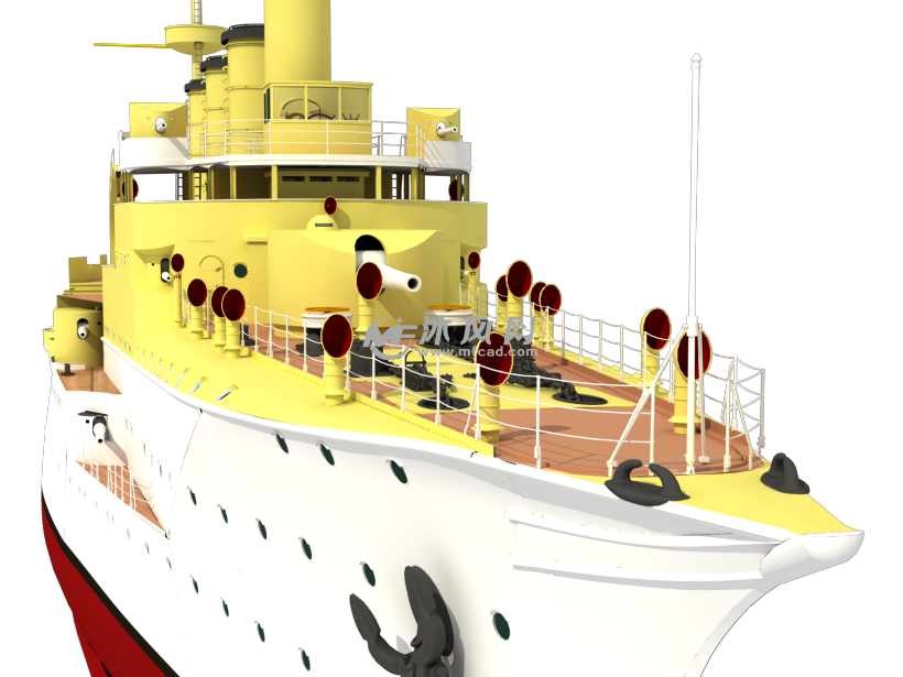 军用舰船模型 - 海洋船舶图纸 - 沐风网
