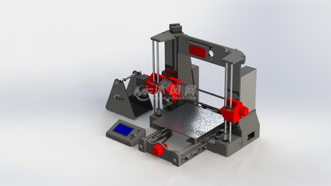 cnc3d打印机结构模型