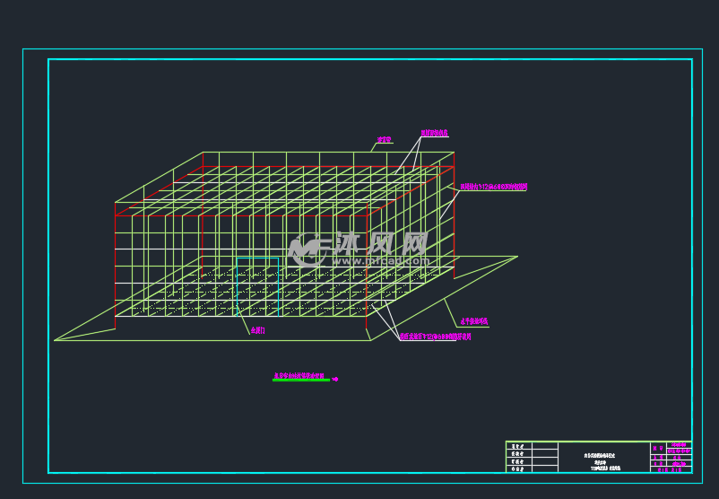 机房室内法拉第笼布置图
