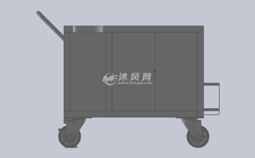 工具箱式移动推车sw.sldprt-下