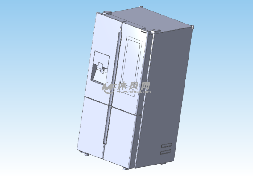 三星810l冰箱模型 - 家用电器图纸 - 沐风网