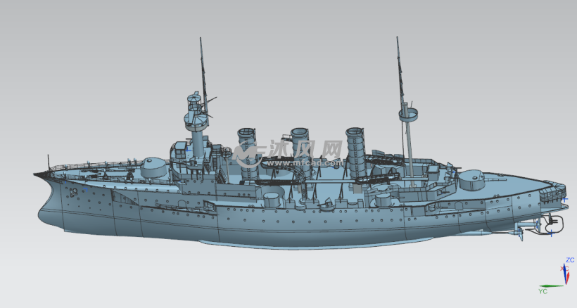 军用舰船模型