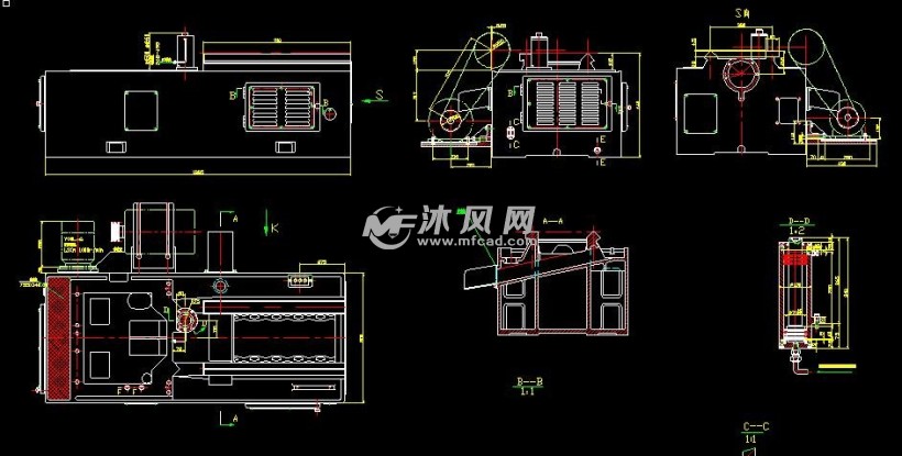 床身结构图