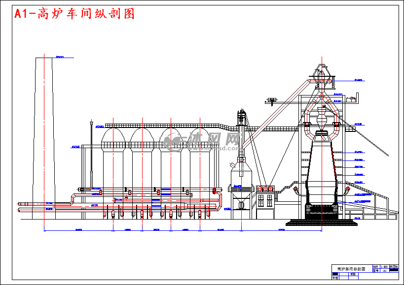 年产生铁290万吨的高炉车间设计- 设计方案图纸 - 沐风网