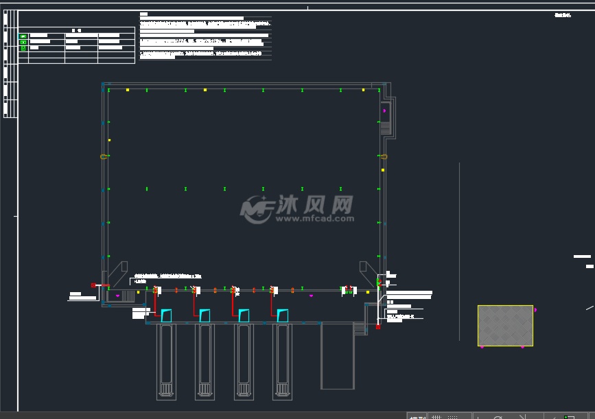 模型库 cad建筑图纸 电气工程 工业建筑电气cad