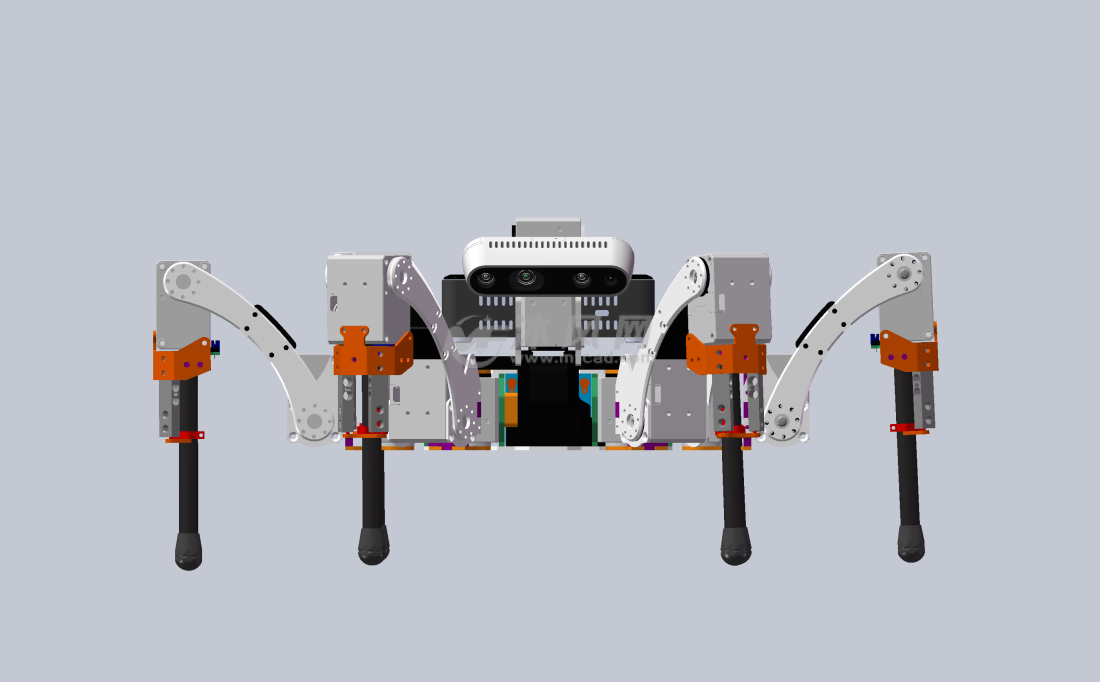 六足机器人结构模型设计