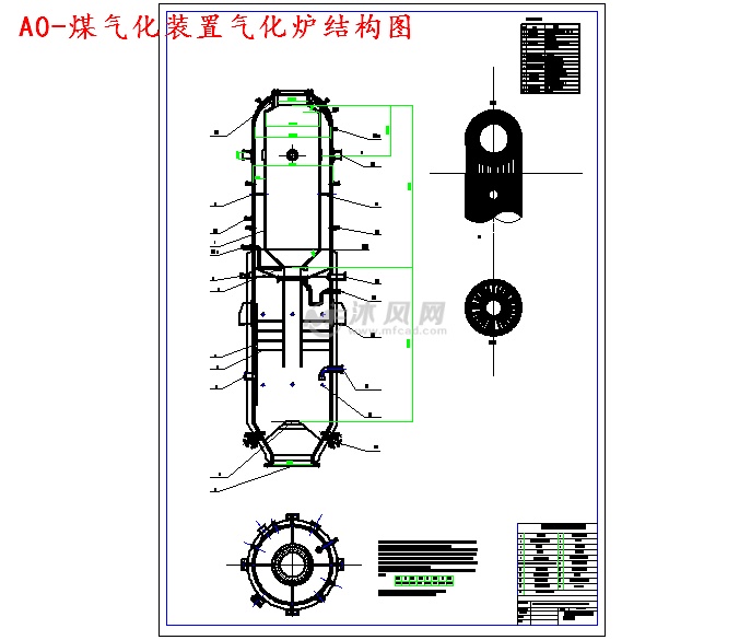 a0-煤气化装置气化炉结构图