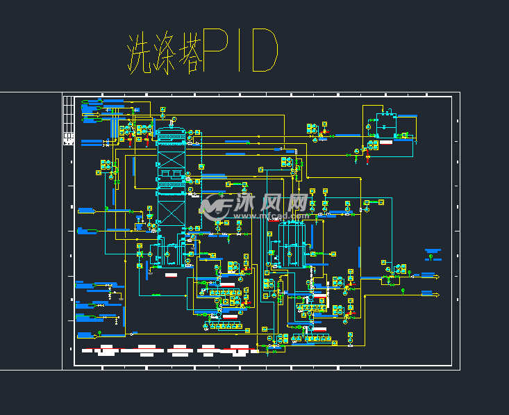 废气废液焚烧pid图