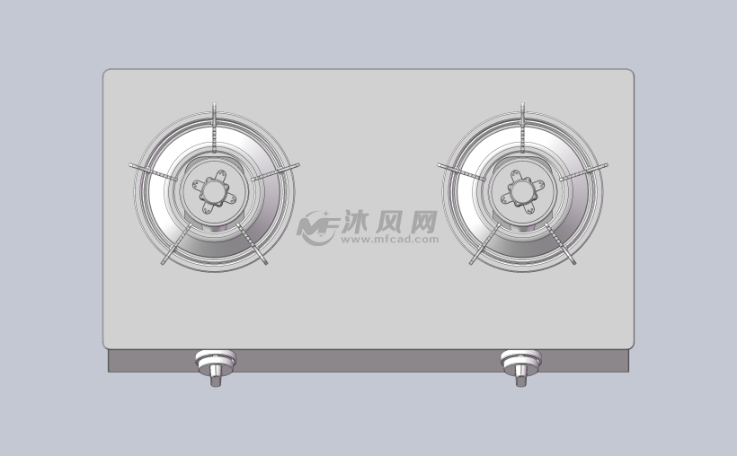 煤气灶3d设计模型